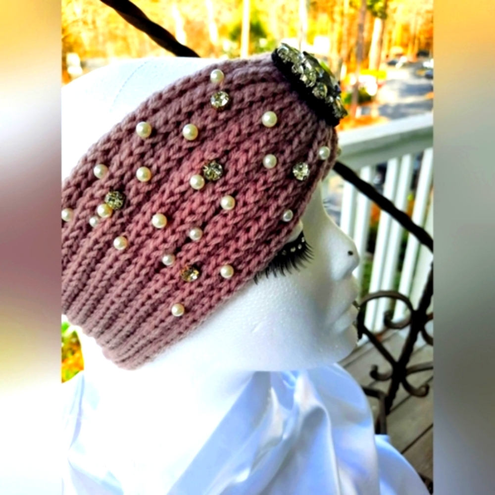 Exquisite and stylish beaded, jeweled woven  headband/headpiece/choker🤩